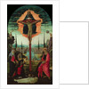 Altarpiece: the Trinity, the Virgin, Saint John and Donors, c. 1480 by Jacopo del Sellaio
