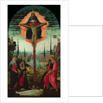 Altarpiece: the Trinity, the Virgin, Saint John and Donors, c. 1480 by Jacopo del Sellaio