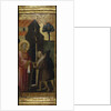 Saint Lawrence Distributing Alms to the Poor. Scenes from the Life of Saint Lawrence, predella, ca 1412 by Lorenzo di Niccolò