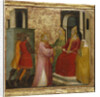 Saint Lawrence Arraigned Before the Emperor Valerian. Scenes from the Life of Saint Lawrence, predella, ca 1412 by Lorenzo di Niccolò