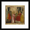 Saint Lawrence Arraigned Before the Emperor Valerian. Scenes from the Life of Saint Lawrence, predella, ca 1412 by Lorenzo di Niccolò