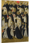 The Dominican Blessed (Panel from Fiesole San Domenico Altarpiece), c. 1423-1424 by Fra Giovanni da Fiesole Angelico