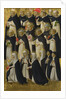 The Dominican Blessed (Panel from Fiesole San Domenico Altarpiece), c. 1423-1424 by Fra Giovanni da Fiesole Angelico