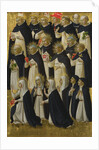 The Dominican Blessed (Panel from Fiesole San Domenico Altarpiece), c. 1423-1424 by Fra Giovanni da Fiesole Angelico