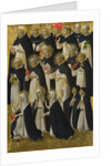 The Dominican Blessed (Panel from Fiesole San Domenico Altarpiece), c. 1423-1424 by Fra Giovanni da Fiesole Angelico