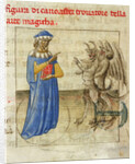 Zoroaster with two demons (Miniature from Pseudo-Aristotle Secretum Secretorum), 1425 by Anonymous