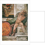 Detail of the Sistine Chapel ceiling in the Vatican, 1508-1512 by Michelangelo Buonarroti