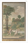 Apollo pursuing Daphne (Fresco from Villa Aldobrandini), 1617-1618 by Domenichino