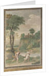 Apollo pursuing Daphne (Fresco from Villa Aldobrandini), 1617-1618 by Domenichino