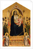 The Ognissanti Madonna, ca 1310 by Giotto di Bondone