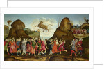 The Worship of the Egyptian Bull God, Apis, c. 1500 by Filippino Lippi