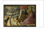 Saint Jerome and the Lion (Predella Panel of the Pistoia Santa Trinità Altarpiece), 1455-1460 by Fra Filippo Lippi