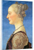 Portrait of a Young Woman, 1475 by Antonio Pollaiuolo