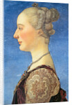 Portrait of a Young Woman, 1475 by Antonio Pollaiuolo