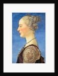 Portrait of a Young Woman, 1475 by Antonio Pollaiuolo
