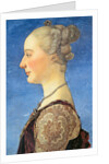 Portrait of a Young Woman, 1475 by Antonio Pollaiuolo