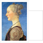 Portrait of a Young Woman, 1475 by Antonio Pollaiuolo