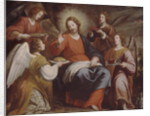 Angels ministering to Christ in the Wilderness by Matteo Rosselli