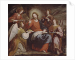 Angels ministering to Christ in the Wilderness by Matteo Rosselli