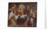 Angels ministering to Christ in the Wilderness by Matteo Rosselli