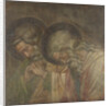 Two Haloed Mourners, ca 1390 by Aretino Spinello