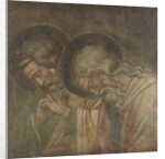 Two Haloed Mourners, ca 1390 by Aretino Spinello