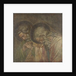Two Haloed Mourners, ca 1390 by Aretino Spinello