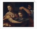 Salome receives the Head of John the Baptist by Bernardino Luini