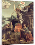 The Resurrection of Christ with Saints Leonard of Noblac and Lucia, ca 1491 by Giovanni Antonio Boltraffio