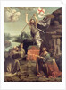 The Resurrection of Christ with Saints Leonard of Noblac and Lucia, ca 1491 by Giovanni Antonio Boltraffio