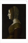 Portrait of a Woman in Profile, c. 1495 by Giovanni Ambrogio De Predis