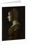 Portrait of a Woman in Profile, c. 1495 by Giovanni Ambrogio De Predis