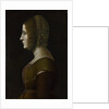 Portrait of a Woman in Profile, c. 1495 by Giovanni Ambrogio De Predis