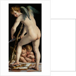 Bow-carving Cupid, Between 1534 und 1540 by Parmigianino