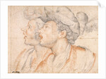 Two Youths Heads, ca 1590 by Camillo Procaccini