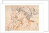 Two Youths Heads, ca 1590 by Camillo Procaccini