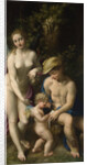 Venus with Mercury and Cupid (The School of Love), c. 1525 by Correggio