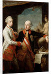 Emperor Joseph II with Grand Duke Pietro Leopoldo of Tuscany, 1769 by Pompeo Girolamo Batoni