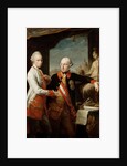 Emperor Joseph II with Grand Duke Pietro Leopoldo of Tuscany, 1769 by Pompeo Girolamo Batoni