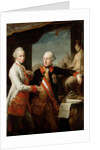 Emperor Joseph II with Grand Duke Pietro Leopoldo of Tuscany, 1769 by Pompeo Girolamo Batoni