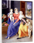 The Holy Family with John the Baptist as a Boy and Saint Elizabeth, 1556-1557 by Giulio Clovio