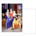 The Holy Family with John the Baptist as a Boy and Saint Elizabeth, 1556-1557 by Giulio Clovio