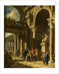 Alexander the Great Cutting the Gordian Knot, ca. 1718-1719 by Giovanni Paolo Panini