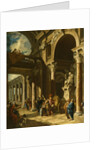 Alexander the Great Cutting the Gordian Knot, ca. 1718-1719 by Giovanni Paolo Panini