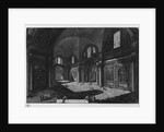 Interior of the basilica of Santa Maria degli Angeli (former baths of Diocletian), Between 1765 and 1775 by Giovanni Battist Piranesi