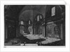 Interior of the basilica of Santa Maria degli Angeli (former baths of Diocletian), Between 1765 and 1775 by Giovanni Battist Piranesi