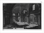Interior of the basilica of Santa Maria degli Angeli (former baths of Diocletian), Between 1765 and 1775 by Giovanni Battist Piranesi