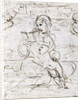 Reading Madonna and Child in a Landscape betweem two Cherub Heads by Raphael