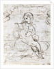 Reading Madonna and Child in a Landscape betweem two Cherub Heads by Raphael