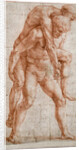 Young Man Carrying an Old Man on His Back (Aeneas and Anchises) by Raphael